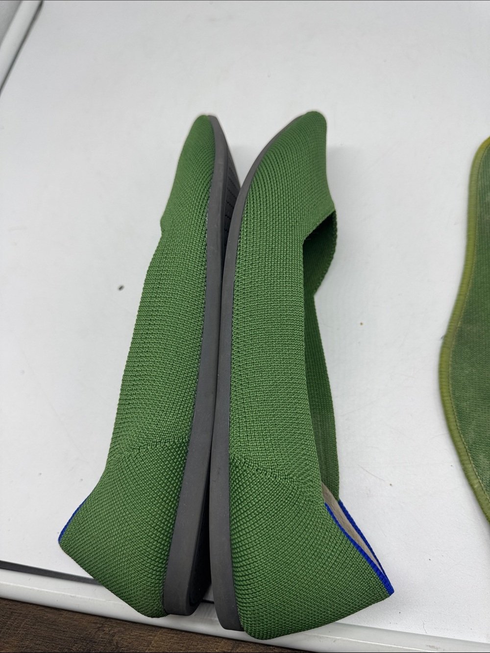 Rothy’s Willow Pointed Toe Flats Green Size 9.5 - Picture 15 of 15
